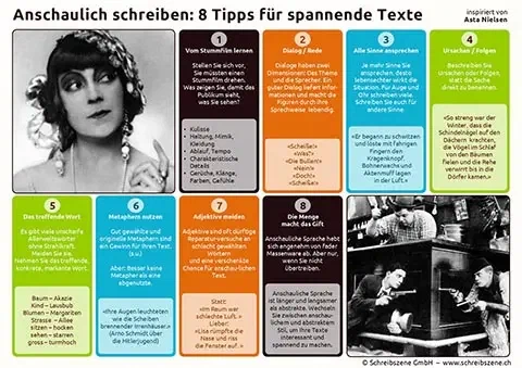 8 Tipps anschaulich schreiben 600