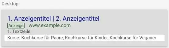 Illustration: Desktop-Ansicht mit Kategorie