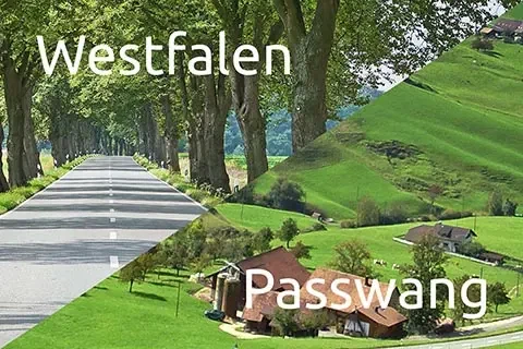 Vergleich der Landschaften: Westfalen / Passwang