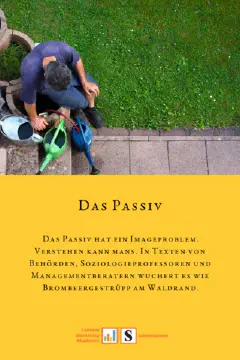 Das Passiv: unverstanden, misshandelt, verschrien