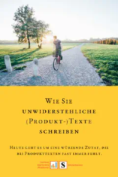 Wie Sie unwiderstehliche Produkttexte schreiben