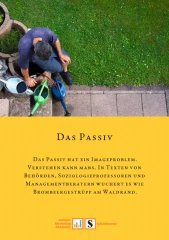 Titelbild: Das Passiv: unverstanden, misshandelt, verschrien