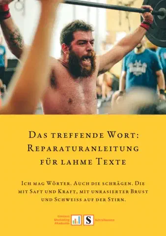 Titelbild: Das treffende Wort: Reparaturanleitung für lahme Texte