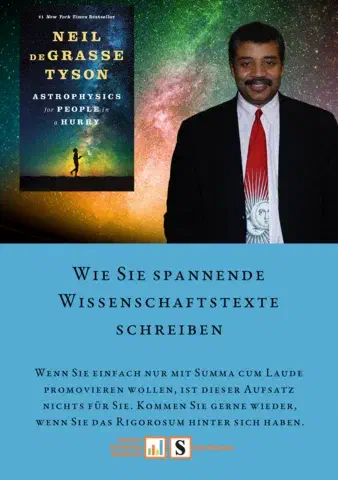 Titelbild: Wie Sie spannende Wissenschaftstexte schreiben