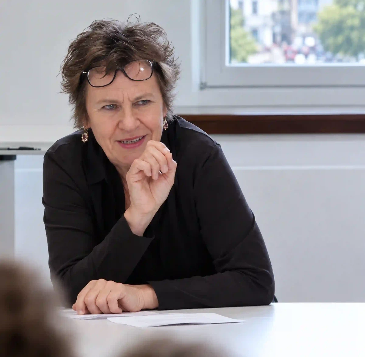Dozentin Barbara Lukesch im Gespräch